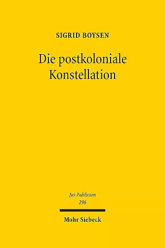 Die postkoloniale Konstellation cover