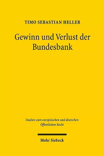 Gewinn und Verlust der Bundesbank cover