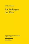 Die Spielregeln der Börse cover