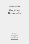 Rhetoric and Hermeneutics cover