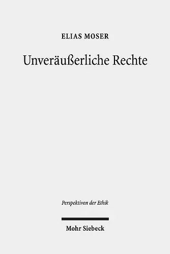 Unveräußerliche Rechte cover