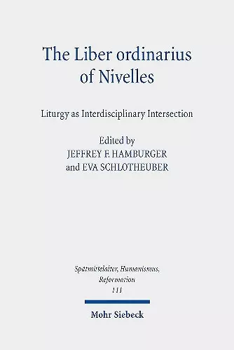 The Liber ordinarius of Nivelles (Houghton Library, MS Lat 422) cover