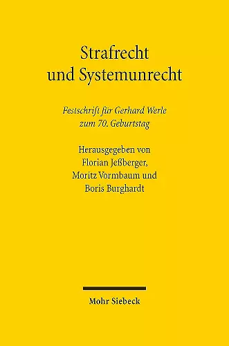 Strafrecht und Systemunrecht cover