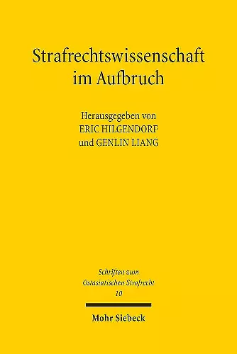 Strafrechtswissenschaft im Aufbruch cover