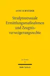 Strafprozessuale Ermittlungsmaßnahmen und Zeugnisverweigerungsrechte cover