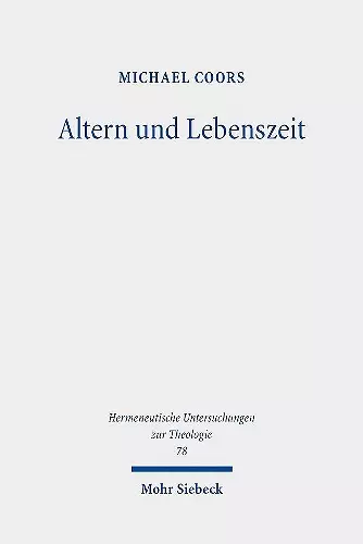 Altern und Lebenszeit cover