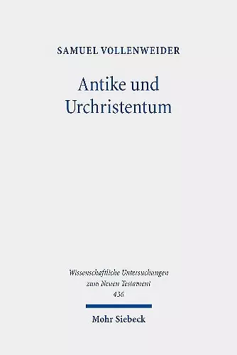 Antike und Urchristentum cover