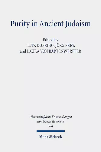 Purity in Ancient Judaism cover