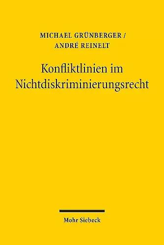 Konfliktlinien im Nichtdiskriminierungsrecht cover