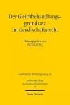 Der Gleichbehandlungsgrundsatz im Gesellschaftsrecht cover