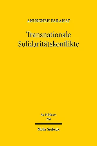 Transnationale Solidaritätskonflikte cover