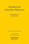 Gleichheit als kulturelles Phänomen cover