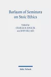 Barlaam of Seminara on Stoic Ethics cover