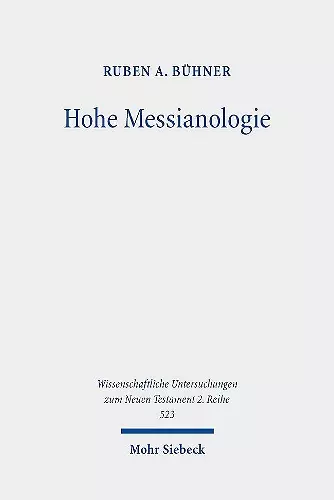 Hohe Messianologie cover