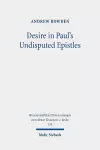 Desire in Paul's Undisputed Epistles cover