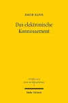 Das elektronische Konnossement cover