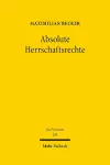 Absolute Herrschaftsrechte cover