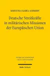 Deutsche Streitkräfte in militärischen Missionen der Europäischen Union cover