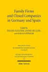 Family Firms and Closed Companies in Germany and Spain cover