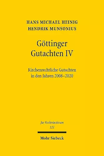 Göttinger Gutachten IV cover