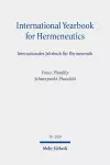 International Yearbook for Hermeneutics/Internationales Jahrbuch für Hermeneutik cover