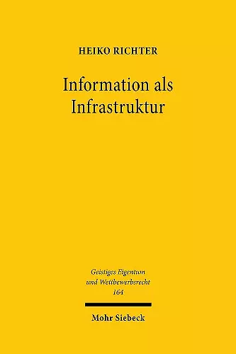 Information als Infrastruktur cover