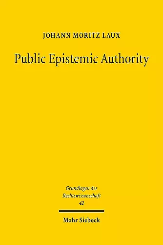 Public Epistemic Authority cover