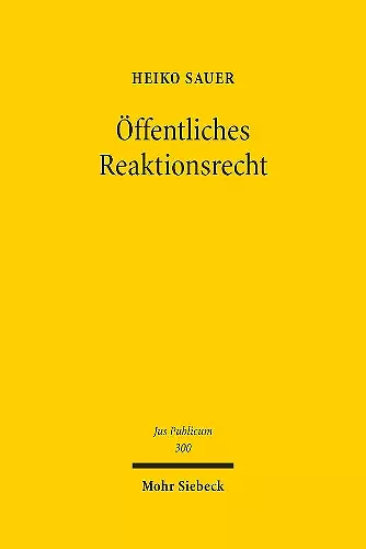 Öffentliches Reaktionsrecht cover