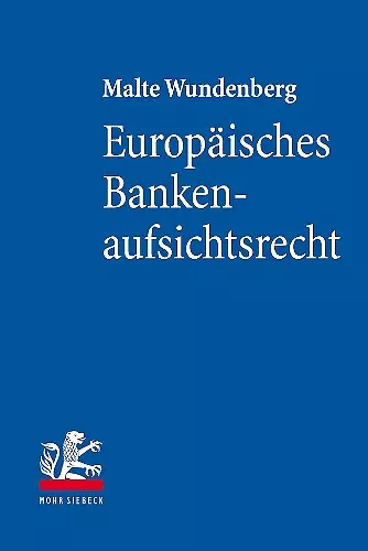 Europäisches Bankenaufsichtsrecht cover