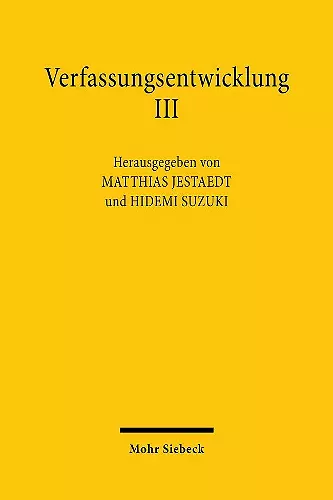 Verfassungsentwicklung III cover