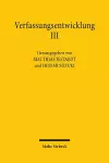 Verfassungsentwicklung III cover