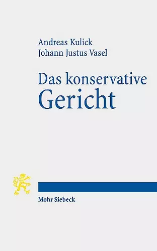 Das konservative Gericht cover