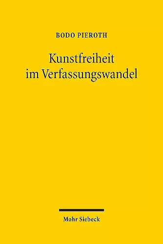 Kunstfreiheit im Verfassungswandel cover