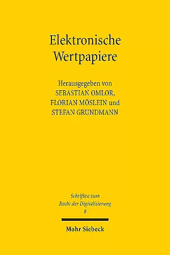 Elektronische Wertpapiere cover