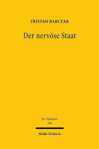 Der nervöse Staat cover