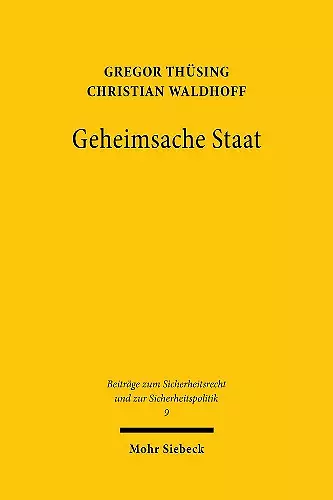 Geheimsache Staat cover