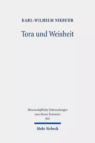 Tora und Weisheit cover