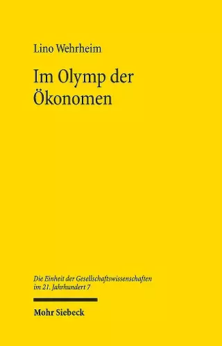 Im Olymp der Ökonomen cover