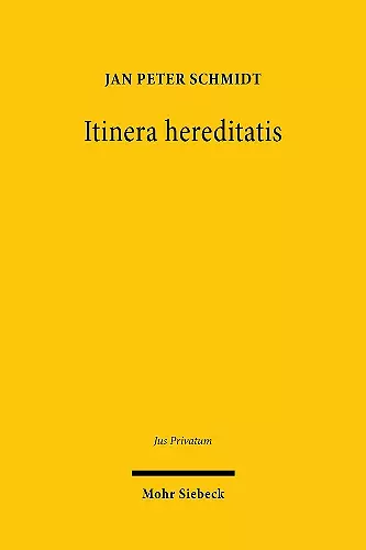 Itinera hereditatis cover