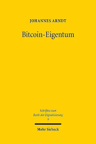 Bitcoin-Eigentum cover