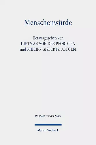 Menschenwürde cover
