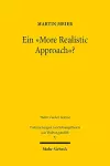 Ein "More Realistic Approach"? cover