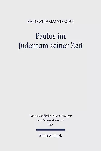 Paulus im Judentum seiner Zeit cover