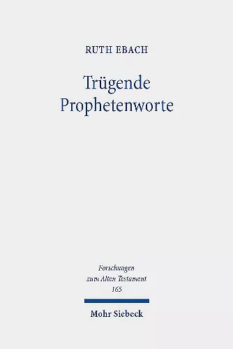 Trügende Prophetenworte cover