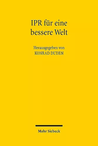 IPR für eine bessere Welt cover