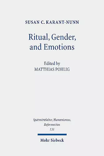 Ritual, Gender, and Emotions cover