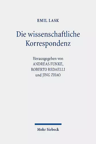 Die wissenschaftliche Korrespondenz cover