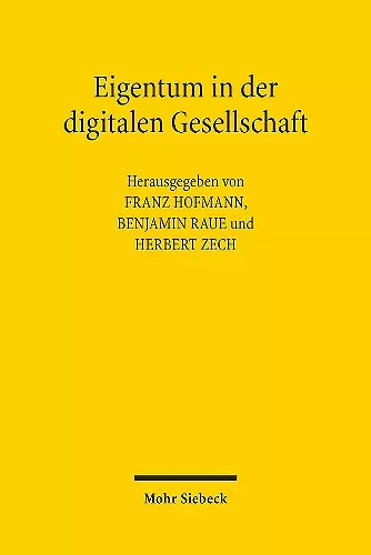 Eigentum in der digitalen Gesellschaft cover