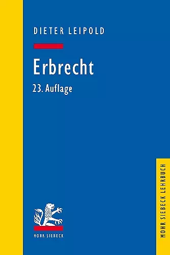 Erbrecht cover