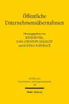 Öffentliche Unternehmensübernahmen cover